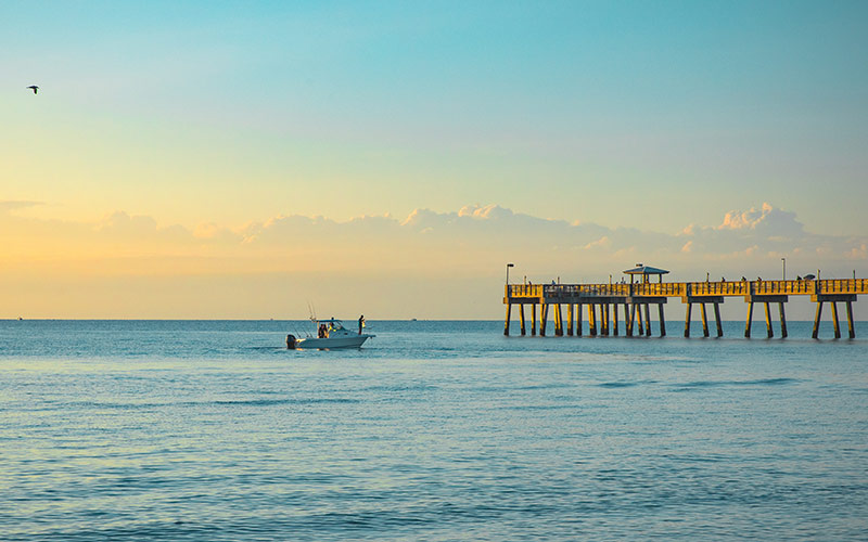 family fishing in Florida