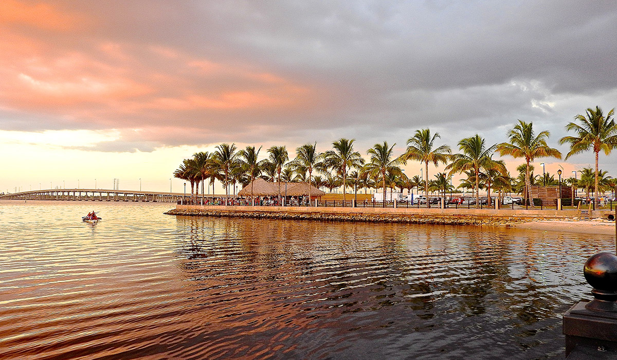 Sunset on Charlotte Harbor.