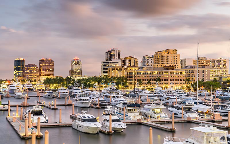 West Palm Beach fishing marina